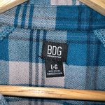 Urban Outfitters BDG Brendon Plaid Woven Button-Up Shirt Size L Photo 2