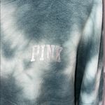 PINK - Victoria's Secret Love‎ Pink Victoria Secrets Green Tie-Dye Sweatshirt with Logo Photo 6