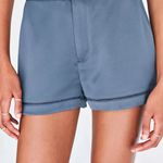Silence + Noise  Blue Gray Breanne Satin Short Photo 1