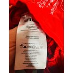 One Teaspoon Red Antig Bonnie White Palm Long Sleeve Top NWT Size Small Photo 6