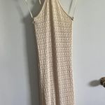 Knit Bodycon Maxi Dress Tan Size M Photo 0