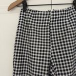 Princess Polly Iggy Gingham Pants Zip Up Back Zipper black white preppy skinny 2 Photo 5