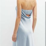 Dessy Collection by Vivian Diamond Floral Silk Dessy Maxi Photo 7