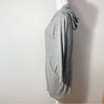 Anthropologie  Silence + Noise Hoodie Duster Pockets Gray Open Cardigan Size S Photo 7