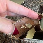 Topshop Marmalade Leopard Print Western Ankle Boots with Buckles Photo 11