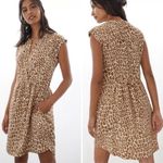 Anthropologie  Pilcro leopard print cheetah dress Sz S Photo 1