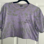 Cephalopodsea Womens Medium Crop Top Octopus Purple Tye Dye Boho Beach Surf Ocea Photo 0