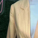 A loves A Twill Double Breasted Notch Lapel Long Sleeve Blazer Photo 1