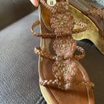 Dollhouse Brown Wedge Sandals Size 8 Photo 5