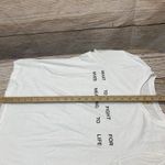 FOR DAYS "WHAT TO FIGHT FOR GIVES MEANING TO LIFE" Graphic T Shirt XL White Photo 3