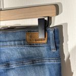 EXPRESS  Blue Floral Embroidered Women's Jeans Photo 8