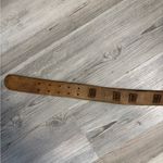 Western Style Brown leather belt with buckle Photo 2