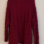 Aerie  Red Knit Tunic Sweater Photo 0