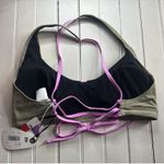 prAna Tulum Bikini Bottoms Black Color Block Size L Photo 5