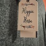 Hippie Rose  Twist Front Gray Top Sz XL Photo 3