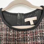 Banana Republic  Womens Dress Size 8 Black Plaid Tweed Mini Office Chic Parisian Photo 4