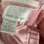 Donna Morgan  Blush Pink Chiffon Strapless Formal Dress 8 Photo 7