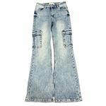 RISEN JEANS women’s Light Blue Jeans carpenter stretchy size 7 28 Photo 2