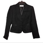 Tahari  Arthur S Levine Tailored‎ Cropped Wool Blend Blazer Black Petite 2P Photo 0