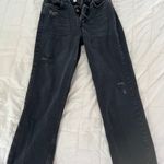 ZARA Ripped Cropped Straight Jean Photo 0