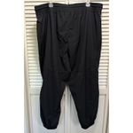 Stretch Tech Cargo Pants Elastic Hem/Tie Size 2XL Lightweight Pockets Active Blk Black Photo 2