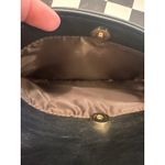 Chic Black Crossbody Bag with Leopard Print Guitar Strap Gold Hardware purse Photo 5