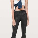 Lululemon wunder under hi rise 7/8 tights leggings black 20yr manifesto embossed Photo 0