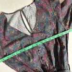 Evereve Ember Floral Paisley Puff Sleeve Button Belted Jumpsuit Photo 9