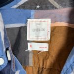 Gap Men’s Lived In Earth Tone Plaid Casual Long Sleeve Dress Shirt Size Medium Photo 3