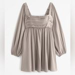 Abercrombie & Fitch Emerson Satin Long-Sleeve Mini Dress Photo 2