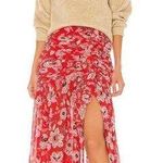 Cinq à Sept 💕CINQ A SEPT💕 Midi Kathleen Skirt ~ Venetian Red Photo 0