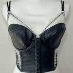 Victoria's Secret Victoria’s Secret Faux Leather Bustier Photo 0