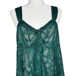 Victoria's Secret Vintage 80s/90s Victoria Secret L Gold Label Satin Chemise‎ Babydoll Slip Dress Photo 2