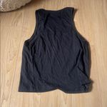 frame denim  Classic Black Racer Tank Photo 2