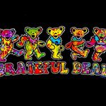 Grateful Dead  Vintage Black T-Shirt with Dancing Bears Photo 1