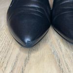 Jenni Kayne  Black Leather Pointed Mules Slip On Flats Women’s Size 37.5/7.5 Photo 3