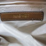 Nine West Y2K Vintage Monogram Cream Brown Shoulder Bag Baguette Bag Photo 6