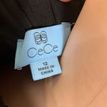 CeCe  black drawstring capri 21” inseam woman size 12 Photo 3