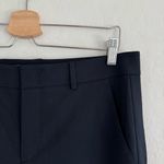 Vince  Side Strapping Wool Pants in Coastal Blue Size 10 Photo 5