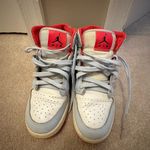 Jordan  sneakers light blue, white, red Photo 1