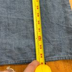 J.Crew Chambray Denim Shift Dress 3/4 Ruffle Tie Sleeves Size 4 Cottagecore Photo 7