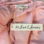 For Love & Lemons NWT Skye Bodysuit Size Medium Pink Roses Photo 7