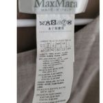 Max Mara Fazio Wool Silk Blend Flared Hem Dress Gray Beige 10 Photo 3