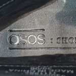 ASOS ACTON Flat Ankle Boots Bootie Women Size 6 Black Suede Side Zipper Preowned Photo 9