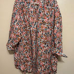 Lands' End 🌿 Lands’ End 3X Linen Plus size Button Down Blouse Photo 0