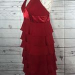 Amanda Smith  rsexy formal ed halter neck tiered long dress size 10 Photo 6