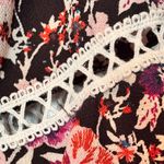 Floral woman’s Dress in‎ Black and Pink Size 14 Photo 2