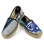 Respoke Pucci Espadrilles NATALIA Blue Classic Silk Scarf Made in Spain EU 40 Size 9.5 Photo 10