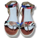 Shoes Size 11 US Women's MIA Ellen Platform Sandals Ankle Strap Animal Print Women's Shoes Photo 1