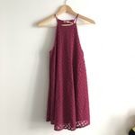 Kimchi Blue Urban Outfitters Kimchi Blue A-line halter top raspberry mini dress red Photo 3